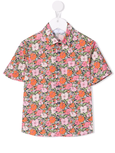 Shop Paade Mode Floral-print Shirt In Pink
