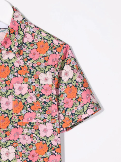 Shop Paade Mode Floral-print Shirt In Pink