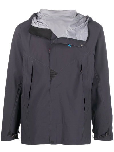 Klättermusen Asynja Hooded Rain Jacket In Black