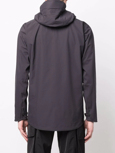 Klättermusen Asynja Hooded Rain Jacket In Black
