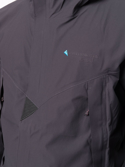 Klättermusen Asynja Hooded Rain Jacket In Black