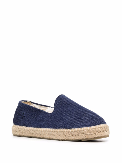 Manebi Manebí La Havana Organic Hemp Espadrilles In Blue
