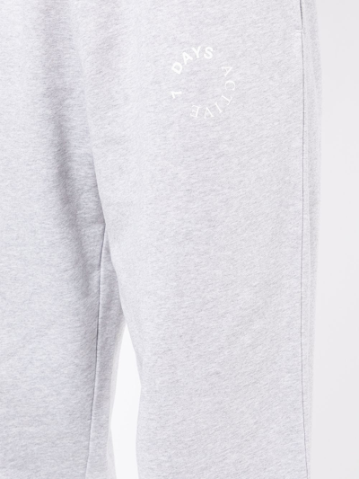 Shop 7 Days Active Logo-print Track Pants In Grey