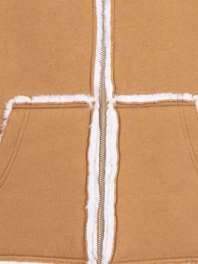 Supreme Faux Shearling Hooded Jacket In Brown | ModeSens