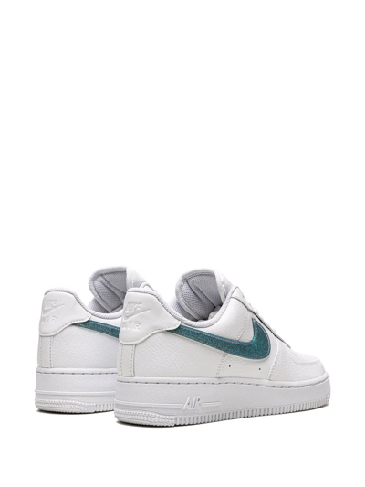 Shop Nike Air Force 1 '07 Ess "glitter Swoosh In White