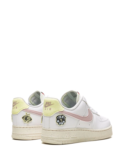 Nike Air Force 1 Low Next Natu "flower Power" Sneakers In White