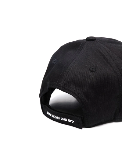 Shop Vtmnts Barcode Cotton Baseball Cap In Black