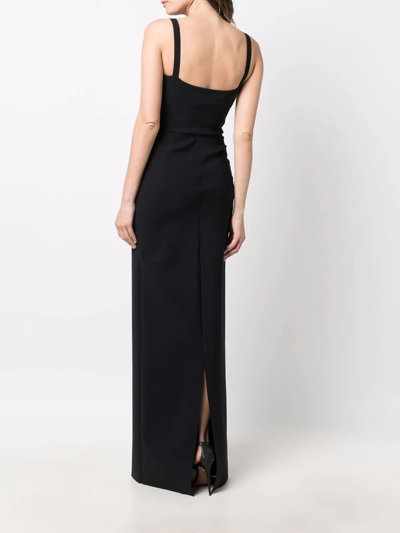 Shop Le Petite Robe Di Chiara Boni Sleeveless Maxi Gown In Black