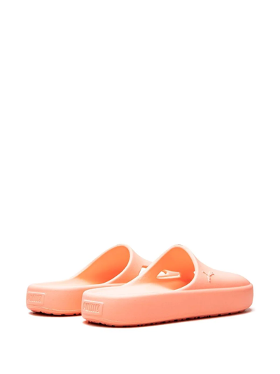 Puma Shibui Cat Pool Slides In Orange
