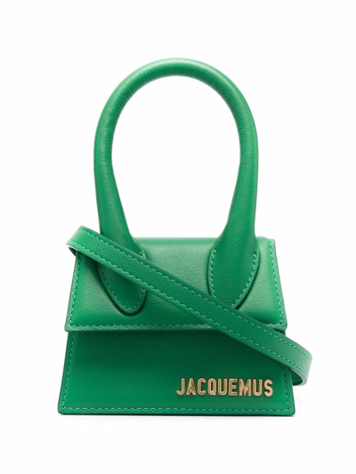 Shop Jacquemus Le Chiquito Mini Bag In Green