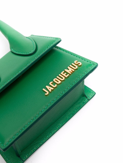 Shop Jacquemus Le Chiquito Mini Bag In Green