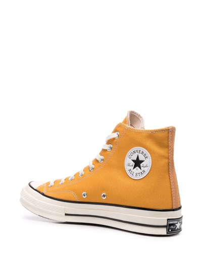 Converse Chuck 70 High Top Sneakers In Dark Soba-brown In Yellow