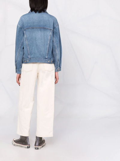Levi's Levis Womens Original Denim Trucker Jacket Adore Midi Dress In Blue