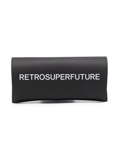 Retrosuperfuture Square Tinted Sunglasses In Black