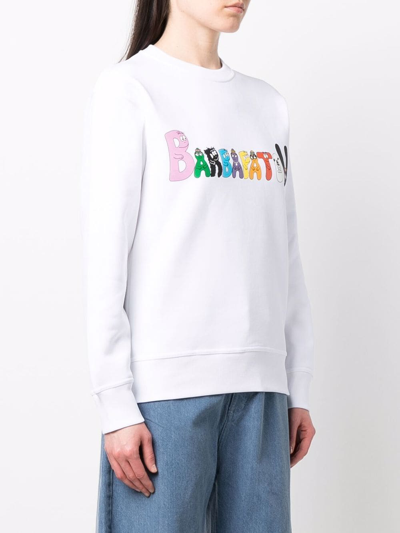 Patou Logo-print Sweatshirt In White