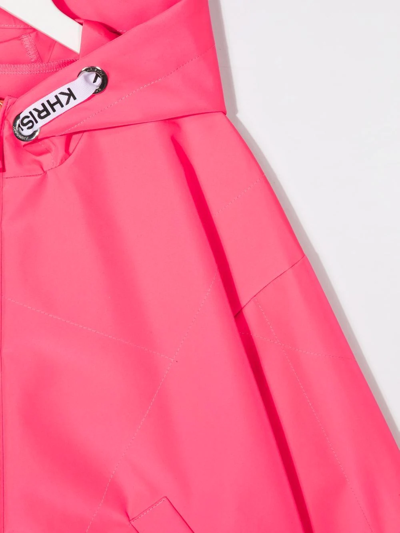 Shop Khrisjoy Zip-fastening Rain Jacket In Pink