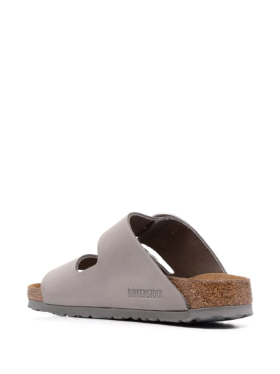 Shop Birkenstock Arizona Double-buckle Sandals In Grey