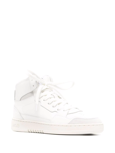 Axel Arigato Dice Round Head High Top Casual Shoes In White