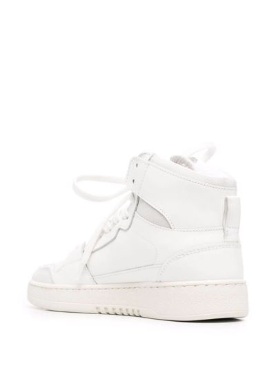 Axel Arigato Dice Round Head High Top Casual Shoes In White