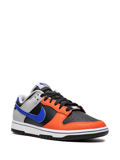 Shop Nike X Nba Dunk Low Retro Emb "new York Knicks" Sneakers In Black