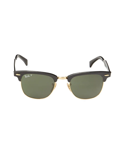 Shop Ray Ban Women's Rb3507 49mm Browline Sunglasses In Black
