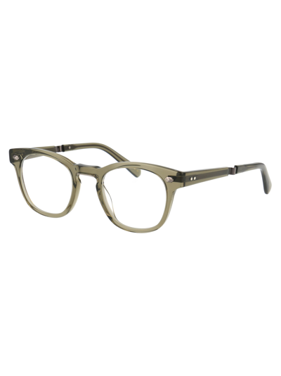 Shop Garrett Leight Hanalei C 45 Glasses In Hun-pw Hunter.pewter