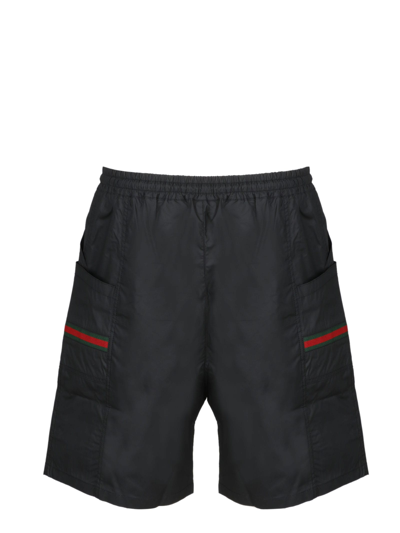 Shop Gucci Shorts In Black