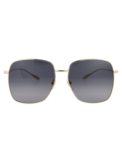 Shop Gucci Gg1031s Sunglasses In 001 Gold Gold Grey