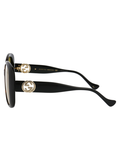 Shop Gucci Gg1029sa Sunglasses In 004 Havana Black Yellow