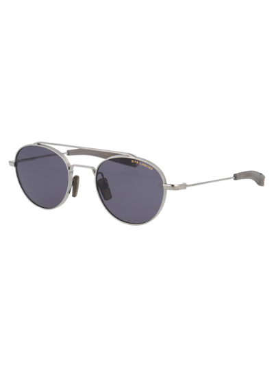 Shop Dita Lsa-103 Sunglasses In 01 Black Palladium / Grey Polar