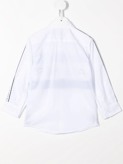 Shop Aigner Logo-print Shirt In White