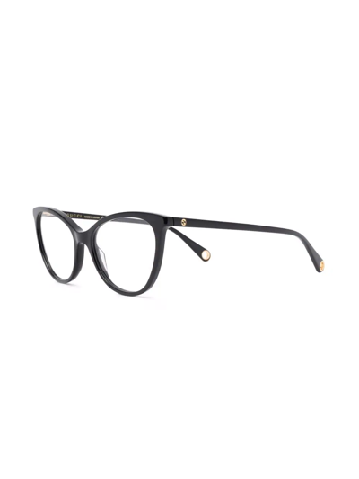 Gucci Round Frame Optical Glasses In Black
