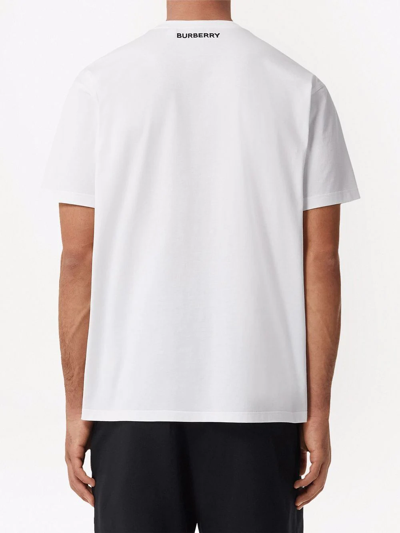 Burberry Monster Graphic-print Round-neck T-shirt In Blue | ModeSens