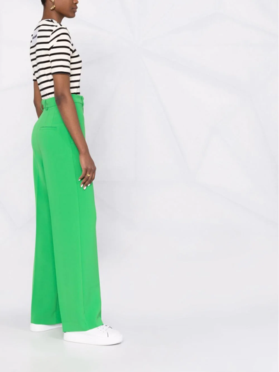 Blanca Vita Pareskia Tailored Trousers In Green