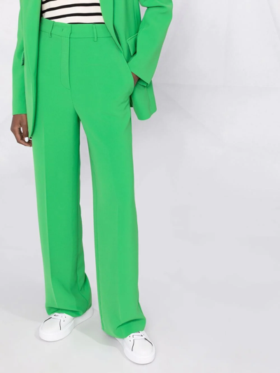 Blanca Vita Pareskia Tailored Trousers In Green