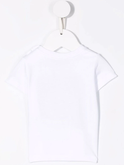 Shop Elie Saab Junior Logo-print T-shirt In White