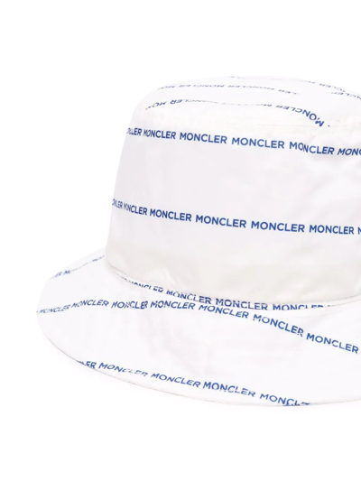 Shop Moncler Logo-patch Sun Hat In White