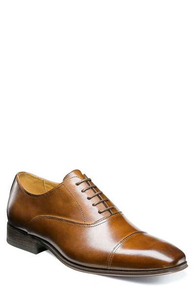 Shop Florsheim Chicago Leather Oxford In Scotch