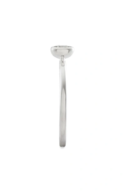 Monica Vinader Essential Diamond Ring In Ss
