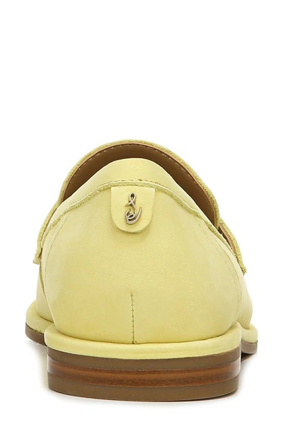 Shop Sam Edelman Birch Penny Loafer In Butter Yellow