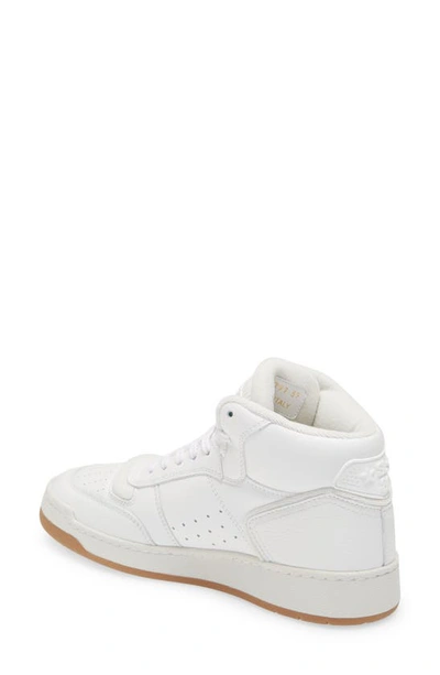 Shop Saint Laurent Sl/80 Court Classic High Top Sneaker In White