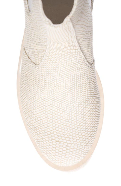 Shop Dirty Laundry Margo Snake Embossed Chelsea Boot In Natural