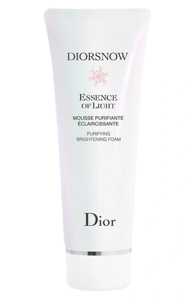Shop Dior Snow Essence Of Light Purifying Brightening Foam Face Cleanser, 3.4 oz