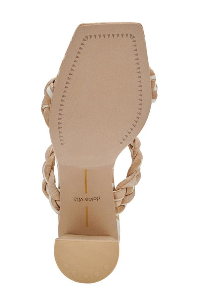 Shop Dolce Vita Paily Braided Sandal In White Stripe