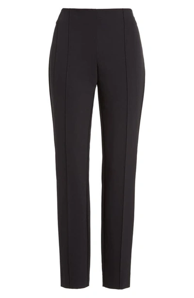 Shop Lafayette 148 Gramercy Acclaimed Stretch Pants In Black