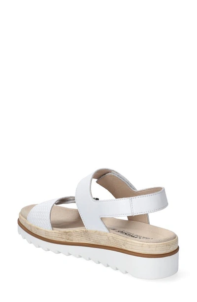 Shop Mephisto Dominica Sandal In Wh45730/ 1230