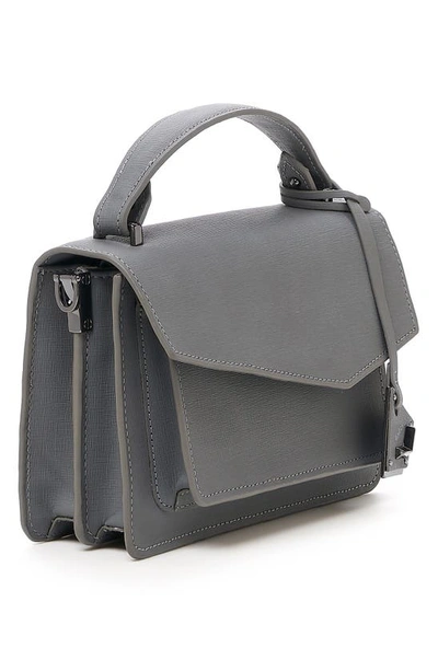 Shop Botkier Cobble Hill Leather Crossbody Bag In Smoke