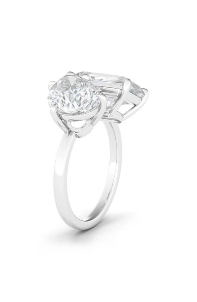 Shop Hautecarat Lab Created Diamond Ring In 14k White Gold