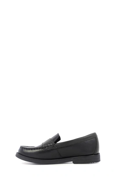Florsheim Toddler, Little And Big Boy Croquet Penny Loafer Jr. Shoes In Black