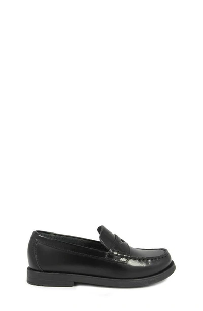 Florsheim Toddler, Little And Big Boy Croquet Penny Loafer Jr. Shoes In Black